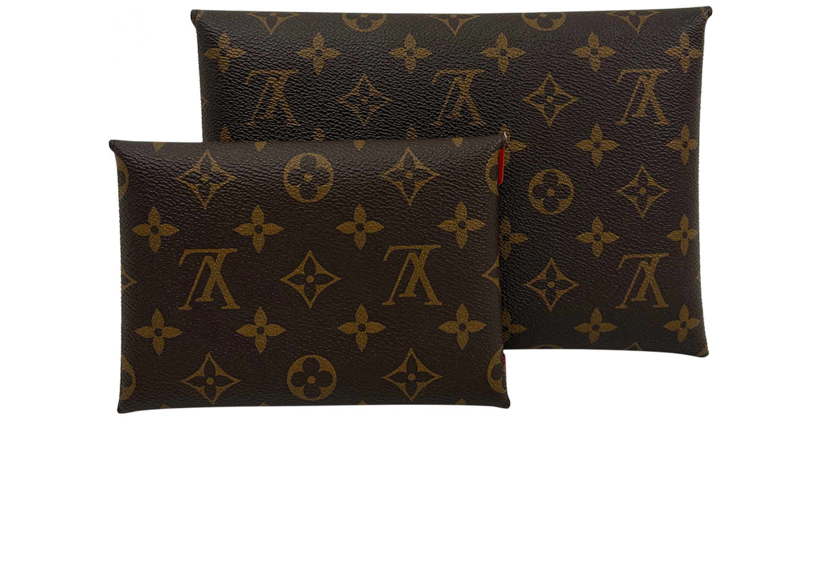 Pouch Kirigami Dos Unds, 650&euro;, Bolso, Marrón, Canvas - General, Vista trasera